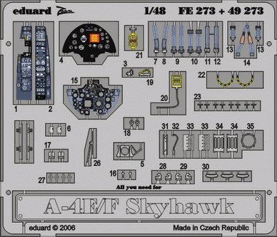 Eduard FE273 A-4E/F 1/48 Hasegawa
