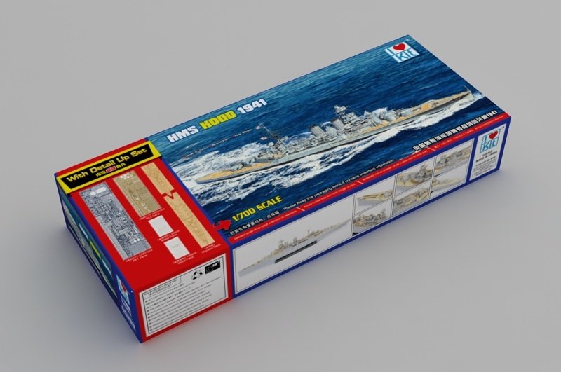 I Love Kit 65703 HMS Hood 1941 Top Grade 1/700 – immagine 2