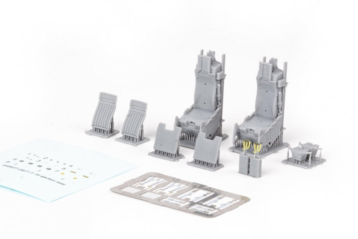Eduard 648893 F-16D ejection seats PRINT KINETIC MODEL 1/48 – Bild 4