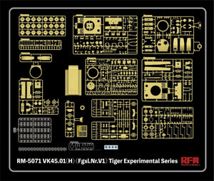 Rye Field Model 5071 VK45.01(H) (Fgsl.Nr.V1) Tiger Experimental Series 1/35 – Bild 4