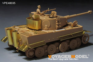 Maquette Voyager VPE48035 Char Tiger I allemand de la Seconde Guerre mondiale, production tardive, pour Tamiya 32575, échelle 1/48 – image 3