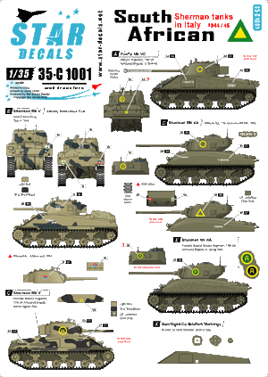Star Decals 35-C1002 Allied M10 Tank Destroyers in Italy 1/35