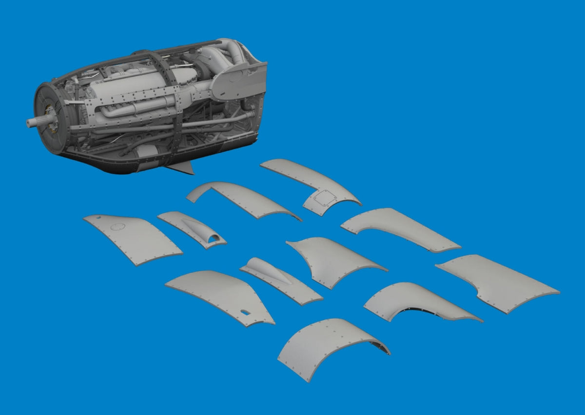 Eduard 6481036 P-38F/ G left engine PRINT TAMIYA 1/48 – imagen 5