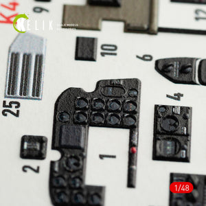 KELIK K48058 P-61B BLACK WIDOW INTERIOR 3D DECALS FOR GWH KIT 1/48 – immagine 7