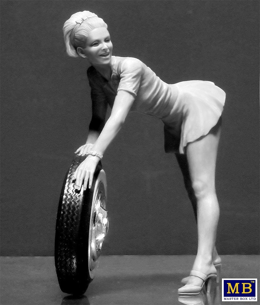 Master Box 24017 Pin-up series. &amp;quot;A short stop&amp;quot;. Kit No. 3 1/24 – immagine 4