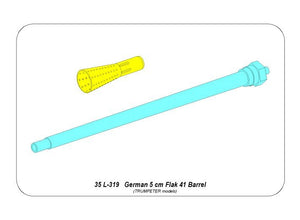 Aber 35L-319 German 5 cm barrel for AA guns Flak 41 1/35 – Bild 5