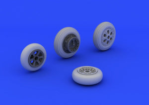 Eduard 648235 F-86F wheels 1/48 (HASEGAWA) – immagine 3