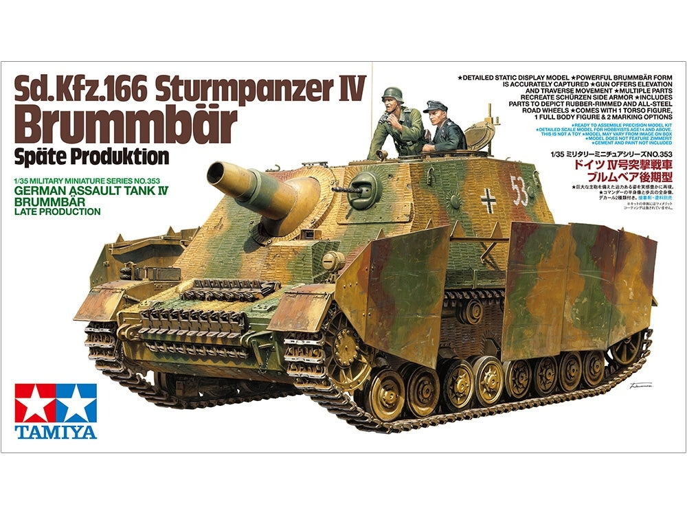 Tamiya 35353 Sd.Kfz.166 Sturmpanzer IV Brummbar Late Production 1/35 – Bild 2