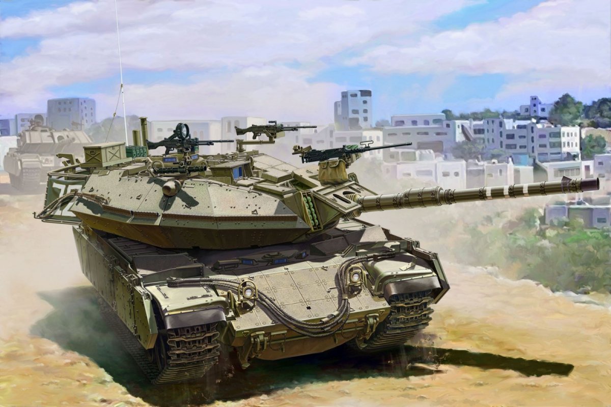 Meng Model TS-040 Israel Main Battle Tank Magach 6B Gal Batash 1/35 – Bild 5