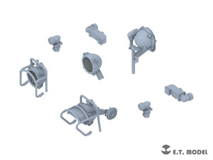 Ensemble de phares ET Model P35-275 pour chars russes de la famille T-80U à l&amp;#39;échelle 1/35 – image 4