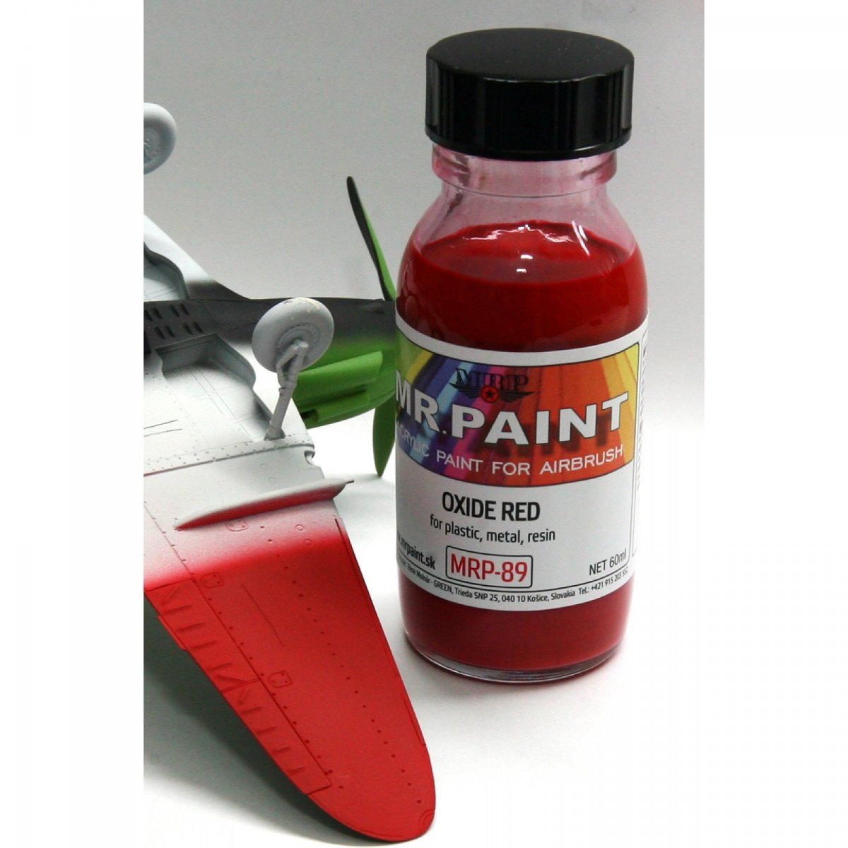 MR. Paint MRP-LPR FINE SURFACE PRIMER-OXIDE RED 50ml – zdjęcie 2