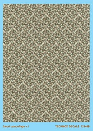 Techmod 72146 - Swirl Camouflage 1/72