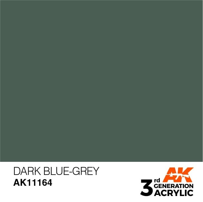 AK Interactive AK11164 BLEU-GRIS FONCÉ – STANDARD 17 ml