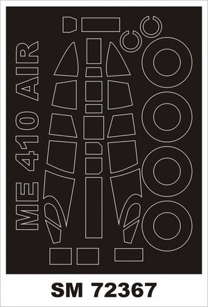 Montex SM72367 Me 410U-2/U-4 for AIRFIX 1/72