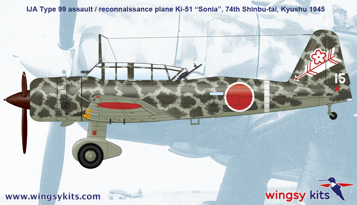 Wingsy Kits D5-05 IJA Type 99 assault/recon. plane Ki-51 “Sonia” 1/48 – Bild 18