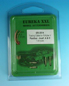 Eureka XXL ER-3514 Towing cable for PzKpfw-V Panther Ausf A/ D 1/35