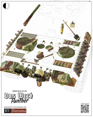Faustus Models FM35010 Jagdpanther G2 [MNH-Late] Detail Set for Das Werk 1/35