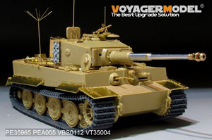 Maquette Voyager PE35965 Char Tiger I allemand de la Seconde Guerre mondiale, production tardive, pour RFM 5015, échelle 1/35  – image 10