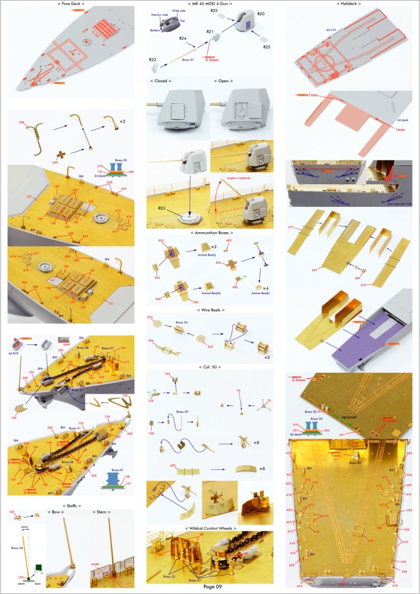 Pontos 35028F1 USS DDG-92 Momsen Flight IIa Detail Up Set 1/350 – immagine 20
