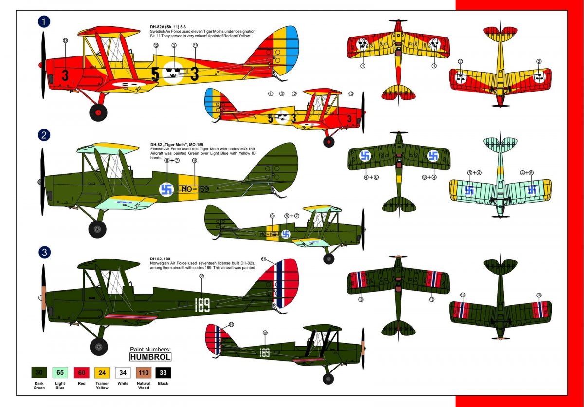 AZmodel 7409 De Havilland D82A Tiger Moth Over North Europe 1/72 – Bild 2