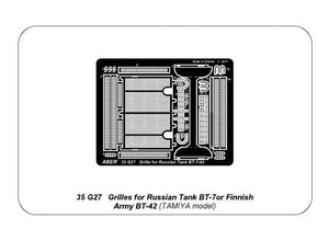 Aber 35G27 Grilles for BT-7 or BT-42 1/35 – Bild 9