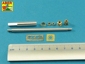 Aber 35L-296 Lufa Pak 43/3 L/71 8,8cm do Jagdpanter G1 późna lub G2 dla modeli Takom 1/35 – immagine 2