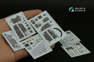 Intérieur imprimé en 3D et coloré sur papier décalcomanie (Revell) Quinta Studio QD32039 F-4E 1/32 – image 7