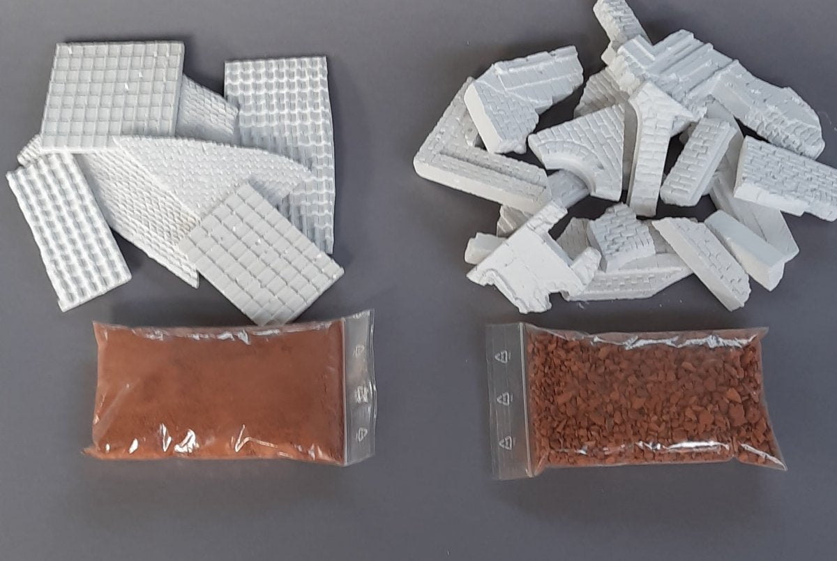 RT-Diorama 35045 Rubble and Ruins Set 1/35 – imagen 2