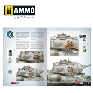 AMMO of Mig Jimenez 7903 SOLUTION BOX MINI (20) - How to paint WWII Soviet Winter Vehicles – immagine 8