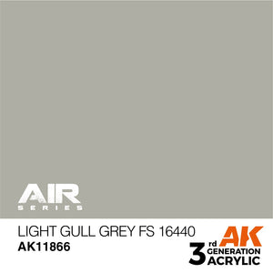 AK Interactive AK11866 LIGHT GULL GREY FS 16440 – AIR 17 ml