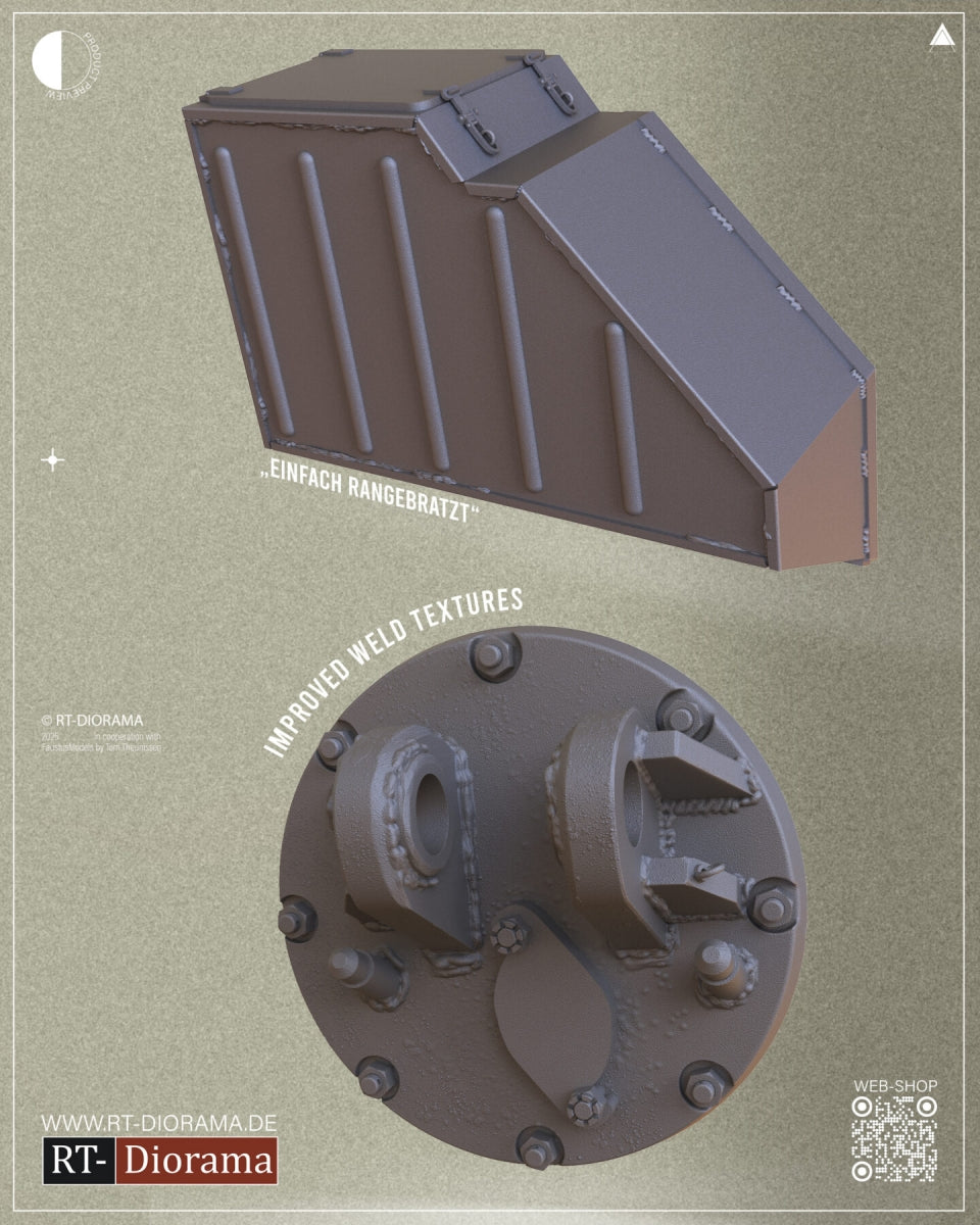 Faustus Models FM35010 Jagdpanther G2 [MNH-Late] Detail Set for Das Werk 1/35