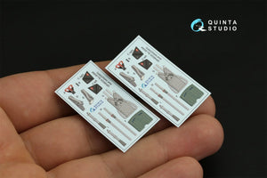Quinta Studio QD48320 Su-30SM 3D-Printed &amp;amp; coloured Interior on decal paper (GWH) 1/48 – immagine 7
