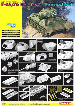 Dragon 6487 T-34/76 Mod. 1942 &amp;quot;Formochka&amp;quot; 1/35