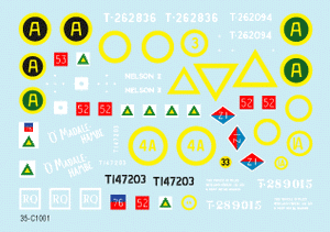Star Decals 35-C1001 South African Sherman tanks in Italy 1943-45 1/35 – immagine 3