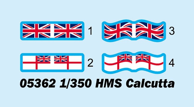 Trumpeter 05362 HMS Calcutta 1/350 – image 8