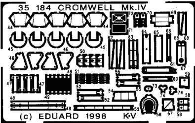 Eduard 35184 Cromwell Mk. IV 1/35 Tamiya