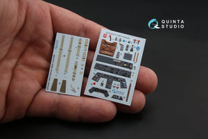 Quinta Studio QD32062 Fw 190F-8 3D-Printed &amp;amp; coloured Interior on decal paper (for Revell kit) 1/32 – zdjęcie 2