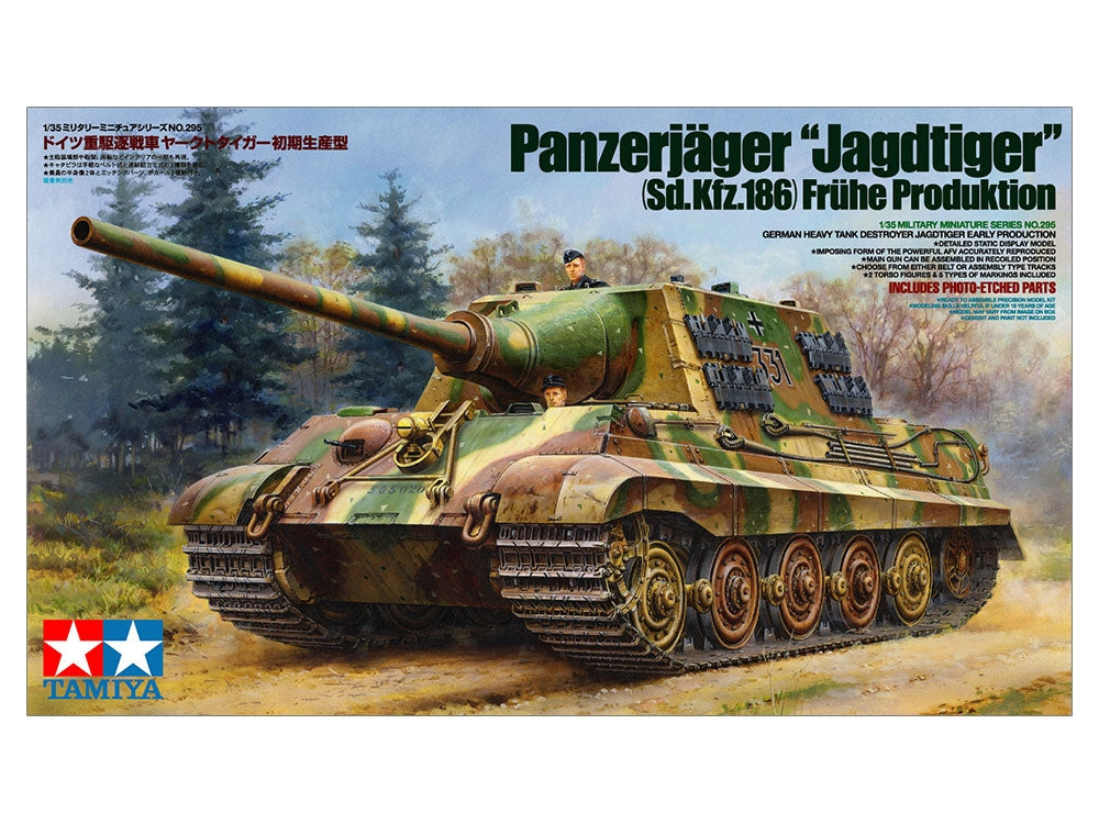 Tamiya 35295 German Heavy Tank Destroyer Jagdtiger Early Production 1/35 – Bild 2