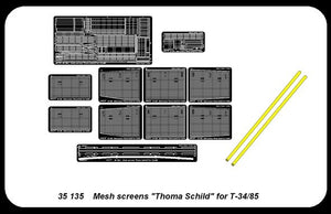 Aber 35135 Siatkowe oslony typu Thoma do czolgu T-34/85 1/35 – immagine 4