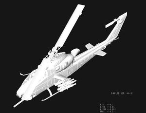 Hobby Boss 87224 AH-1F Cobra Attack Helicopter 1/72 – Bild 4