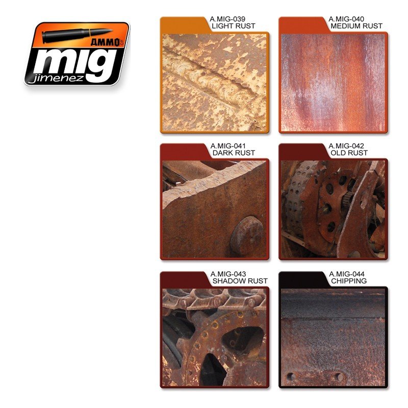 AMMO of Mig Jimenez 7106 RUST EFFECTS COLORS – imagen 2