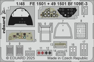 Eduard 491501 Bf 109E-3 Hobby Boss 1/48 – immagine 2