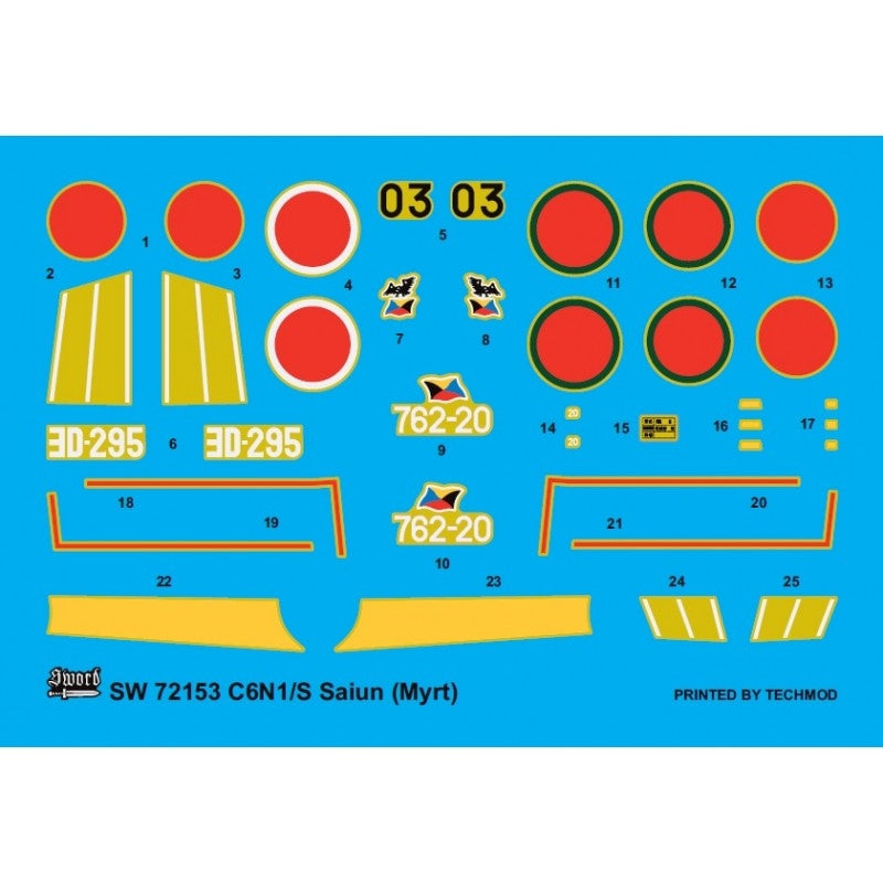 Sword 72153 Nakajima C6N1/S Myrt 1/72 – Bild 3