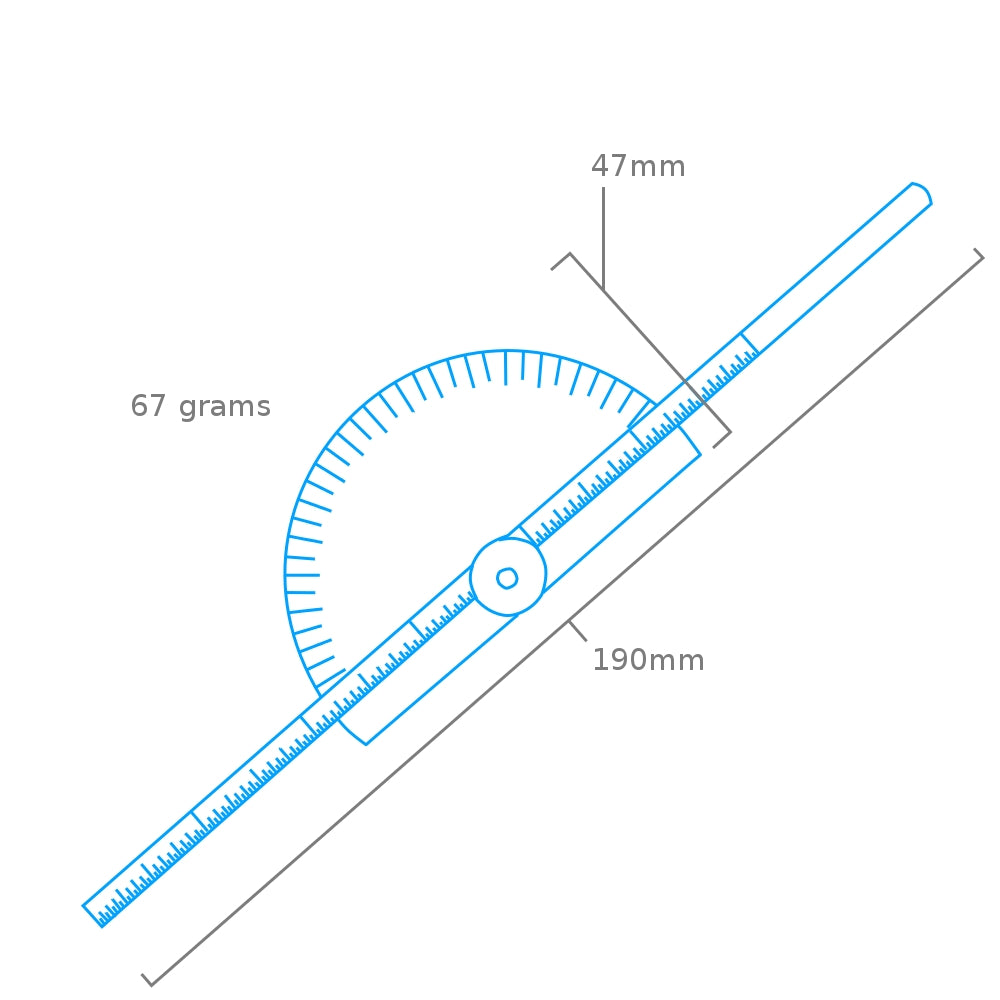 Modelcraft PGA6502 Depth Gauge with Protractor – immagine 2