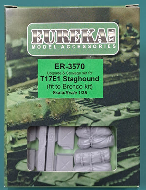 Eureka XXL ER-3570 Upgrade &amp;amp; Stowage Set for T17E1 Staghound (Bronco) 1/35 – zdjęcie 2
