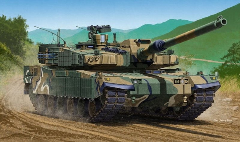Maquette Voyager PE35920, char de combat principal K2 Black Panther de l&amp;#39;armée de la République de Corée (échelle 1/35) pour ACADEMY. – image 2