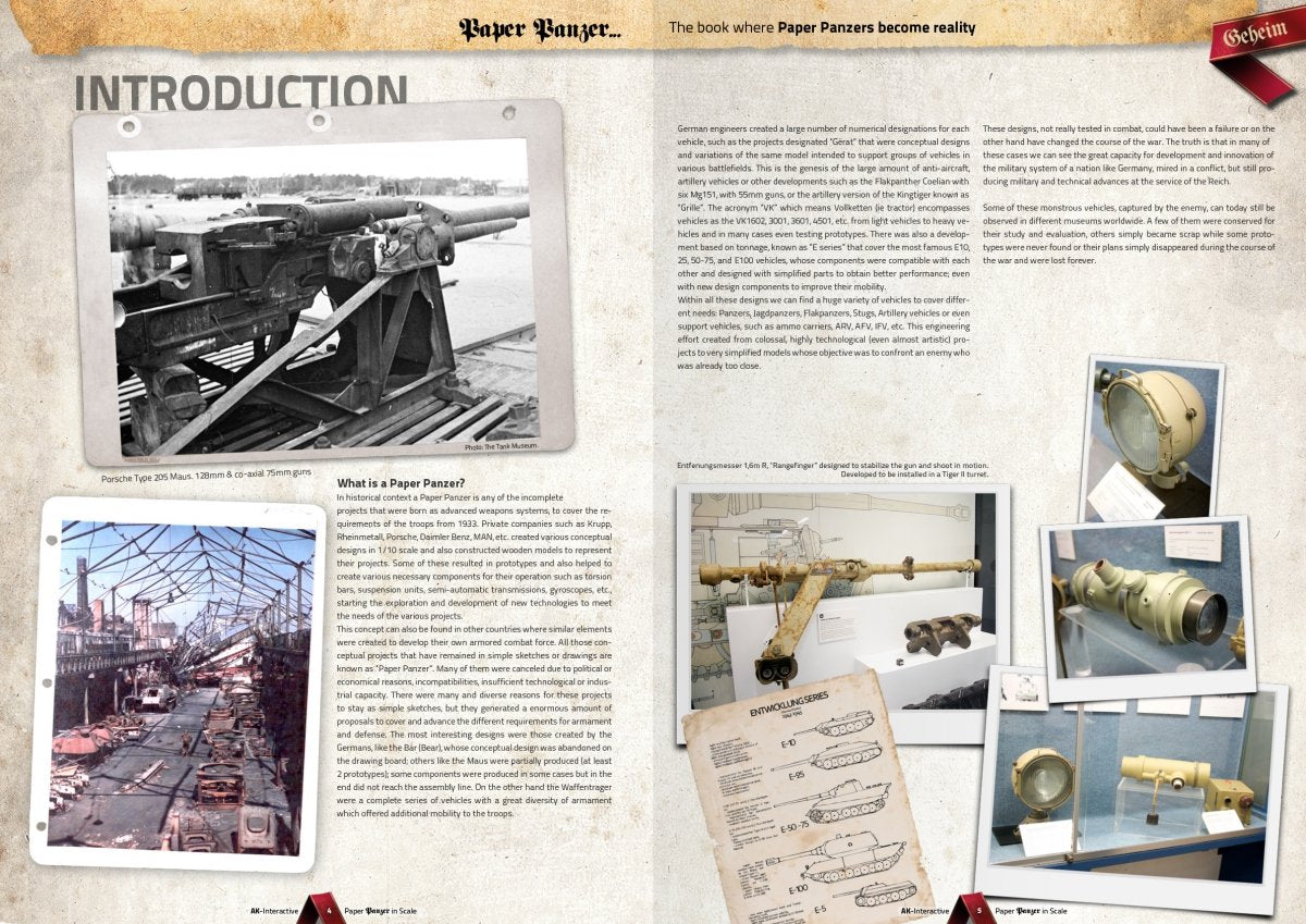 AK Interactive AK246 PAPER PANZER: PROTOTYPES &amp;amp; WHAT IF TANKS (ENGLISH) – immagine 6