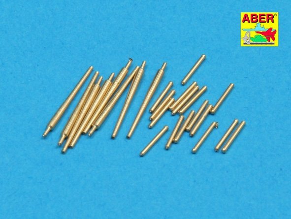 Aber 350L-37 Ensemble de 8 canons de 127 mm avec recul pour navires japonais (1/350)