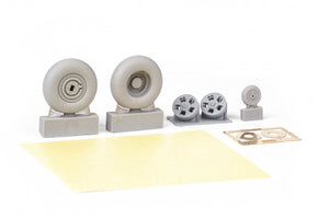 Eduard 624004 Spitfire Mk. IX wheels 5spoke AIRFIX 1/24 – zdjęcie 4