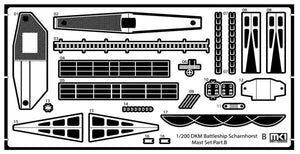 MK1 Design MS-20020 DKM Battleship SCHARNHORST RADAR &amp;amp; MAST PARTS for Trumpeter 1/200 – immagine 6